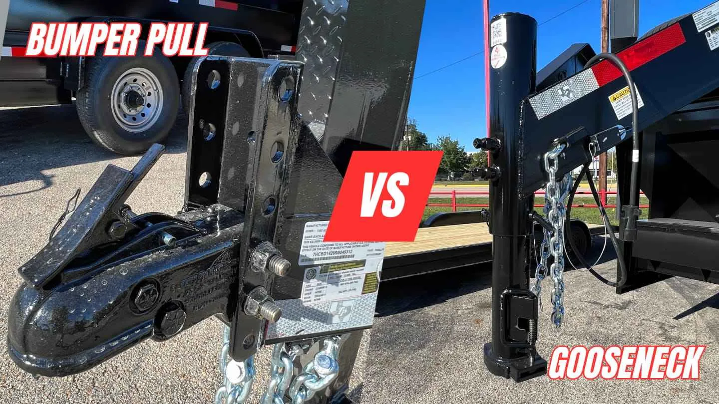 Bumper Pull Vs. Gooseneck Trailers Bumper Pull Vs. Gooseneck Trailers